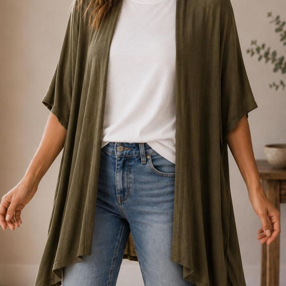 Chris and Carol Women's Green Cardigan